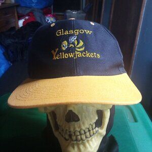 Deadstock Vintage Glasgow Yellowjackets Snap Hat Cap